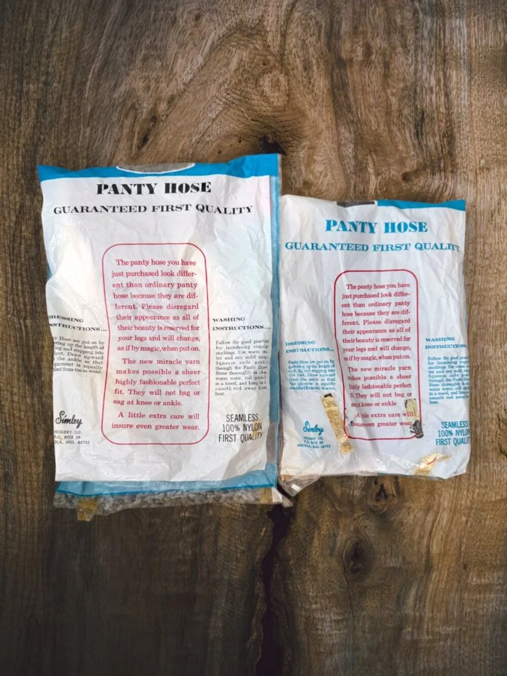Simley vintage pantyhose